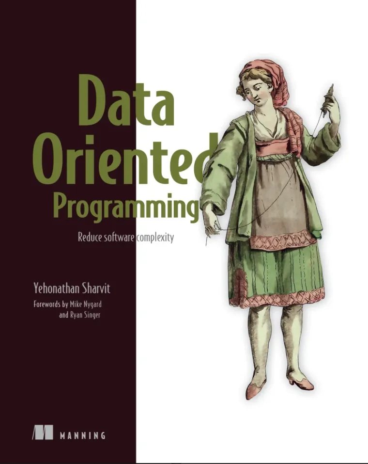The cover of Data-Oriented Programming, published by Manning.